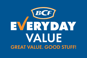Shop the BCF Everyday Value range!