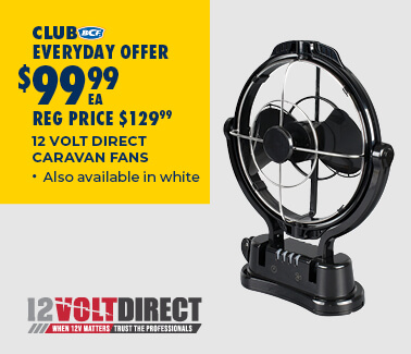 12 VOLT DIRECT CARAVAN FANS