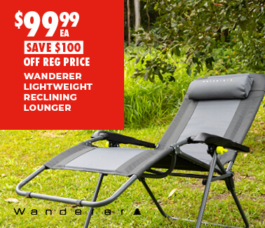 WANDERER LIGHTWEIGHT RECLINING LOUNGER