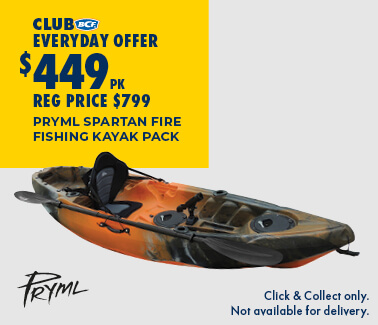 PRYML SPARTAN FIRE FISHING KAYAK PACK