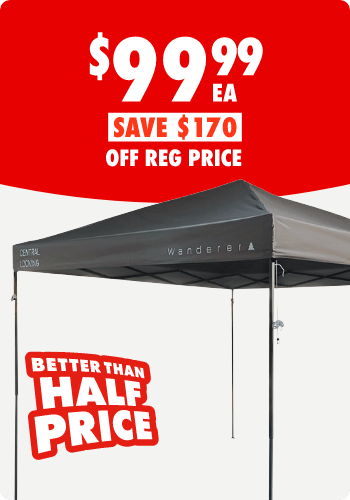 Wanderer 3x3m Central Locking Gazebo