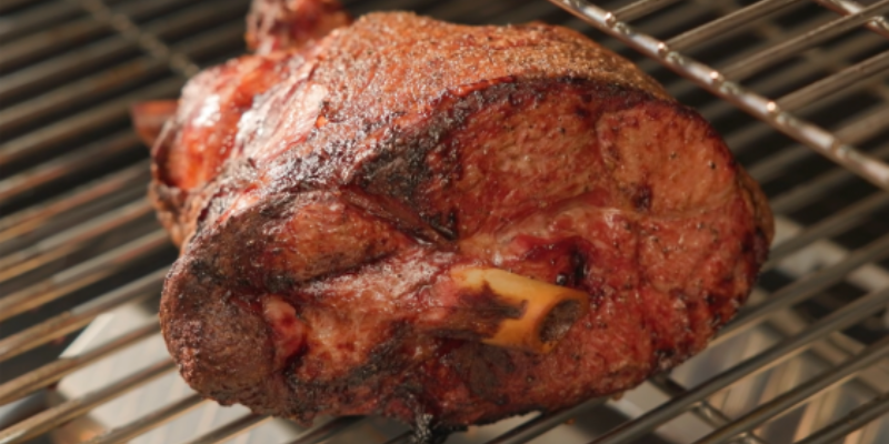Roast seasoned with herbs and spices Roast seasoned with herbs and spices
