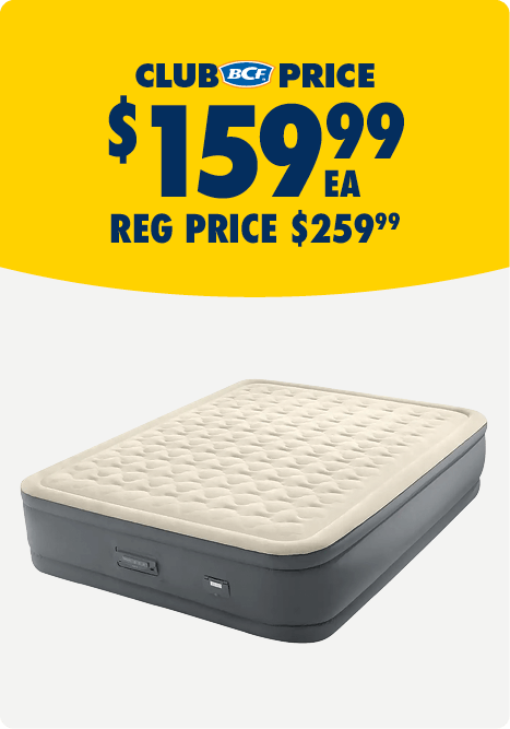 Intex PremAire II 240V Built-in pump Queen Air Bed 