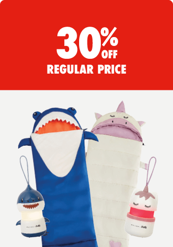 Wanderer Kids Unicorn & Shark Sleeping Bags & Lanterns