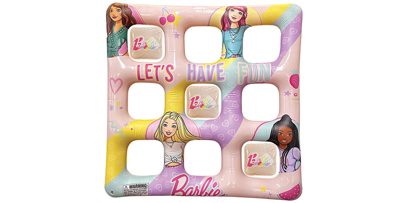 Barbie Inflatable 3 in a Row Game