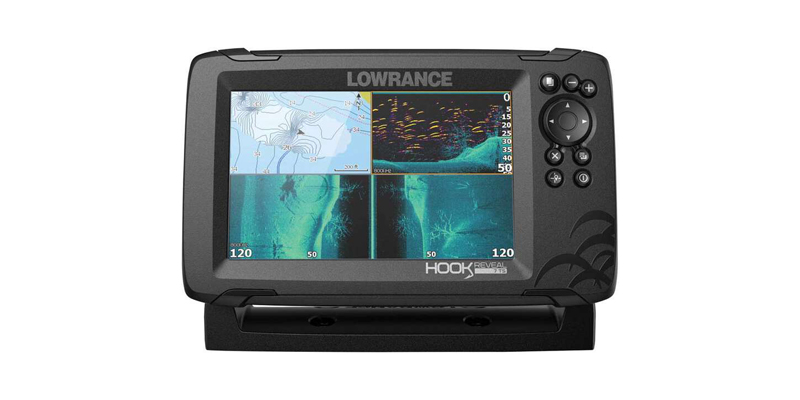 Lowrance Hook Reveal 7 Fish Finder Combo with Triple Shot Transducer