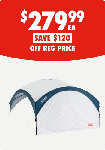 Coleman Fast Pitch Event 12 Shelter with Wall