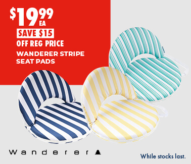 WANDERER STRIPE SEAT PADS
