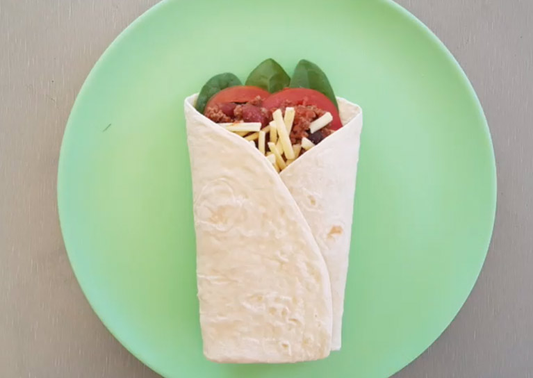 Mexican Mince Wrap