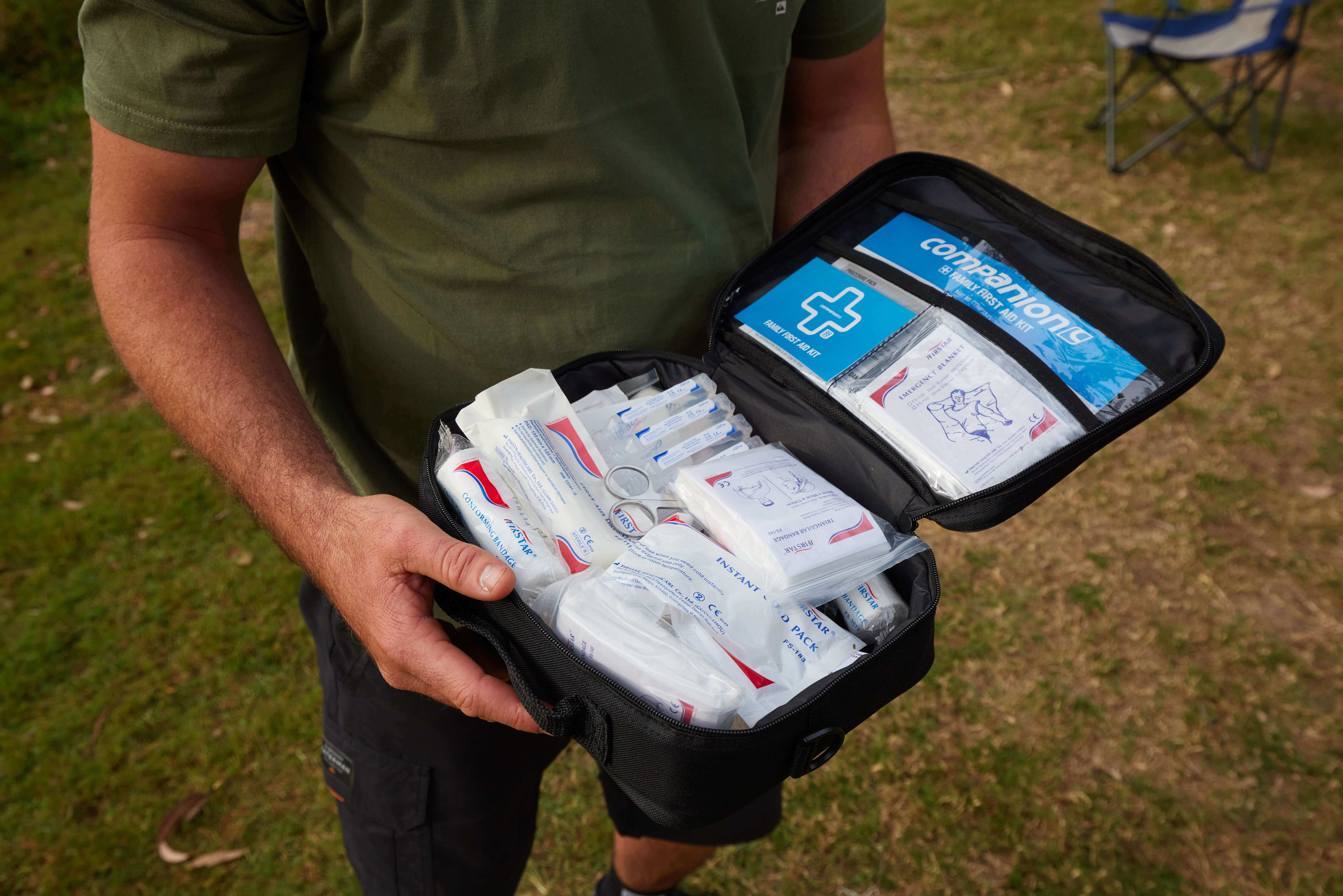 Make sure you bring a first aid kit Easter camping safety