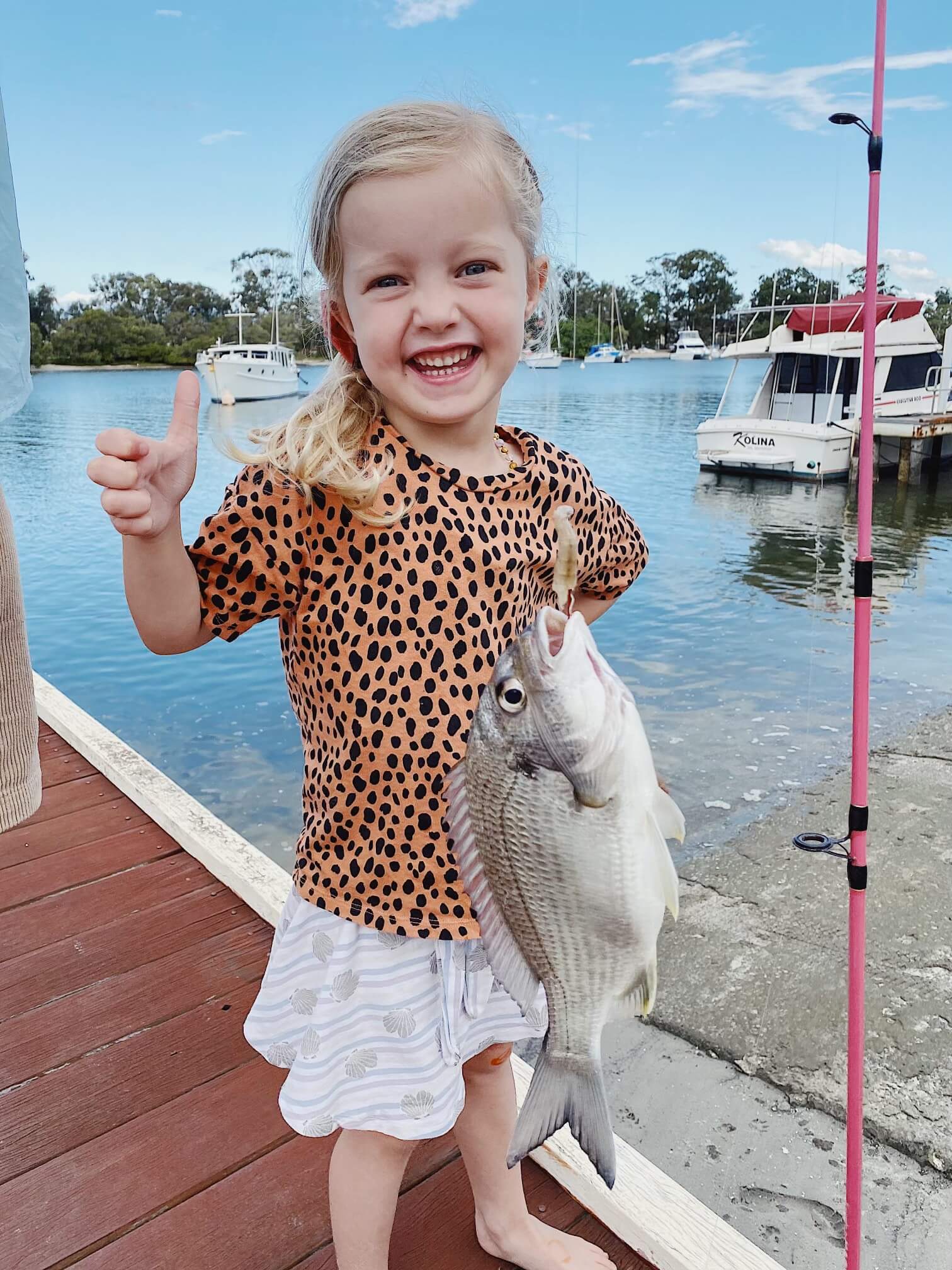 Fishing with kids