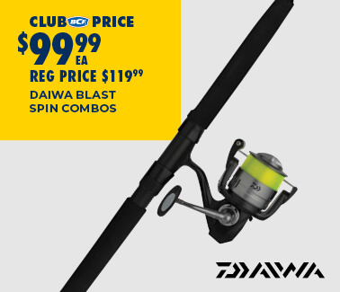 DAIWA BLAST SPIN COMBOS