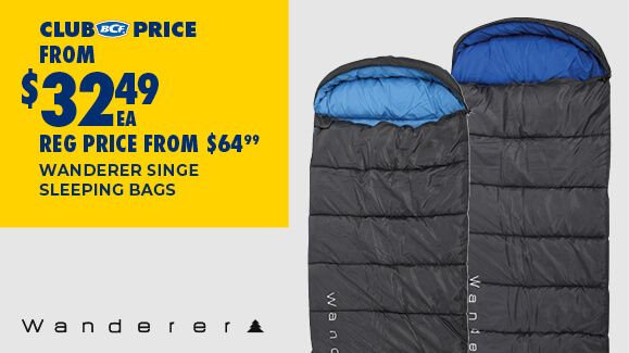 WANDERER SINGE SLEEPING BAGS