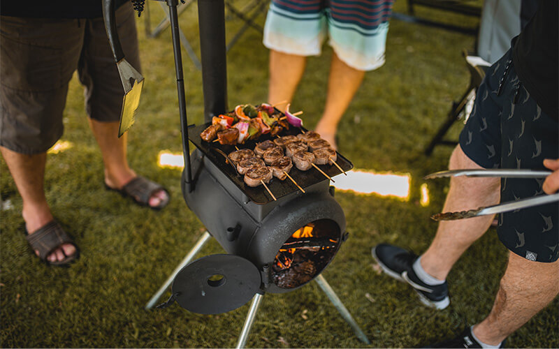 Ozpig Traveller is a wood fired stove Ozpig Traveller is a wood fired stove