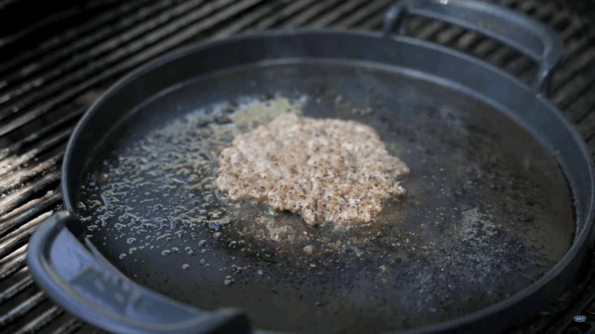 Add burger seasoning Season burger