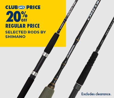SELECTED RODS BY SHIMANO