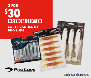 SOFT PLASTICS BY PRO LURE