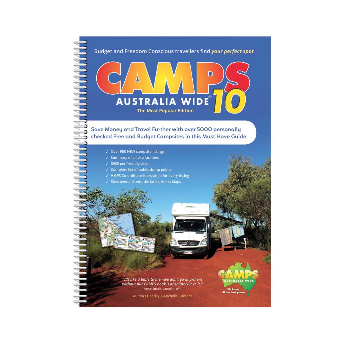 Onwijs Hema Camps 10 Australia Wide Spiral Book | BCF ET-41